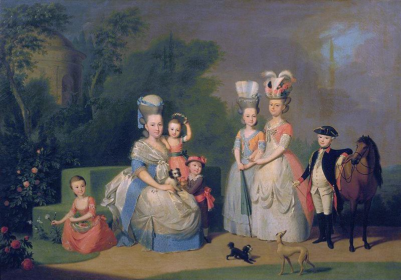 Anton Wilhelm Tischbein Portrait of Carolina Wilhelmina of Orange oil painting picture